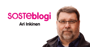 SOSTEn hallintojohtaja Ari Inkinen SOSTEblogin kirjoittajakuvassa.