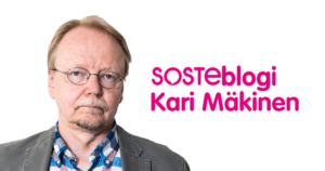Kari Mäkinen on kirjoittanut SOSTEblogin.