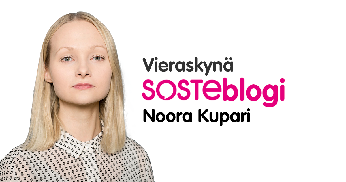 Rintakuvassa Noora Kupari.