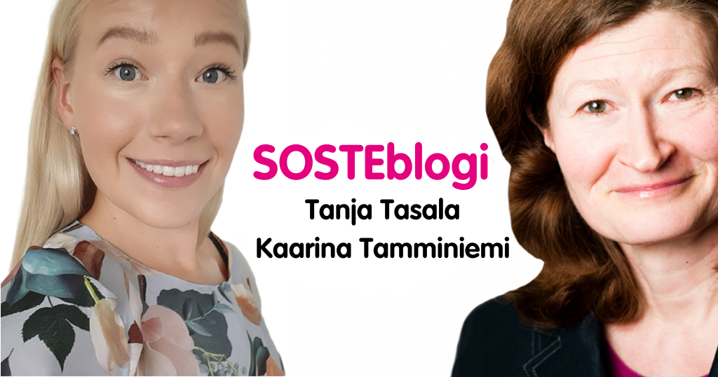 Kasvokuvissa hymyilevät Tanja Tasala ja Kaarina Tamminiemi.