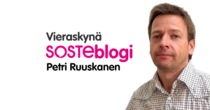 SOSTEblogin vieraskynässä Petri Ruuskanen.