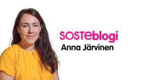 SOSTEblogin kirjoittajakuvassa Anna Järvinen.