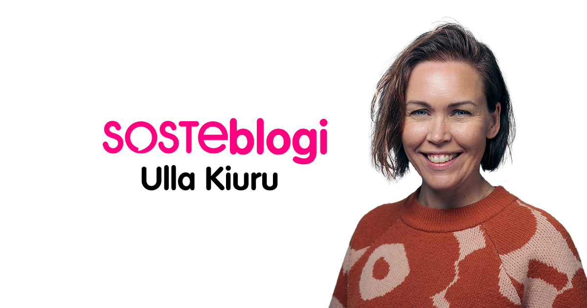 SOSTEblogin kirjoittajan Ulla Kiurun kuva.