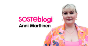 Anni Marttinen on kirjoittanut SOSTEblogin.