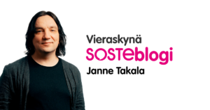 Janne Takala on kirjoittanut SOSTEblogin.