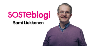 SOSTEblogin kirjoittaja viestintäpäällikkö Sami Liukkonen.