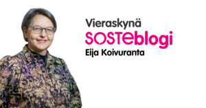 Eija Koivuranta on kirjoittanut Vieraskynä SOSTEblogin.